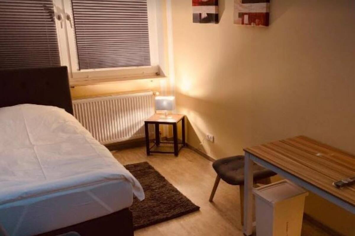 Desk, WiFi (free), bed sheets