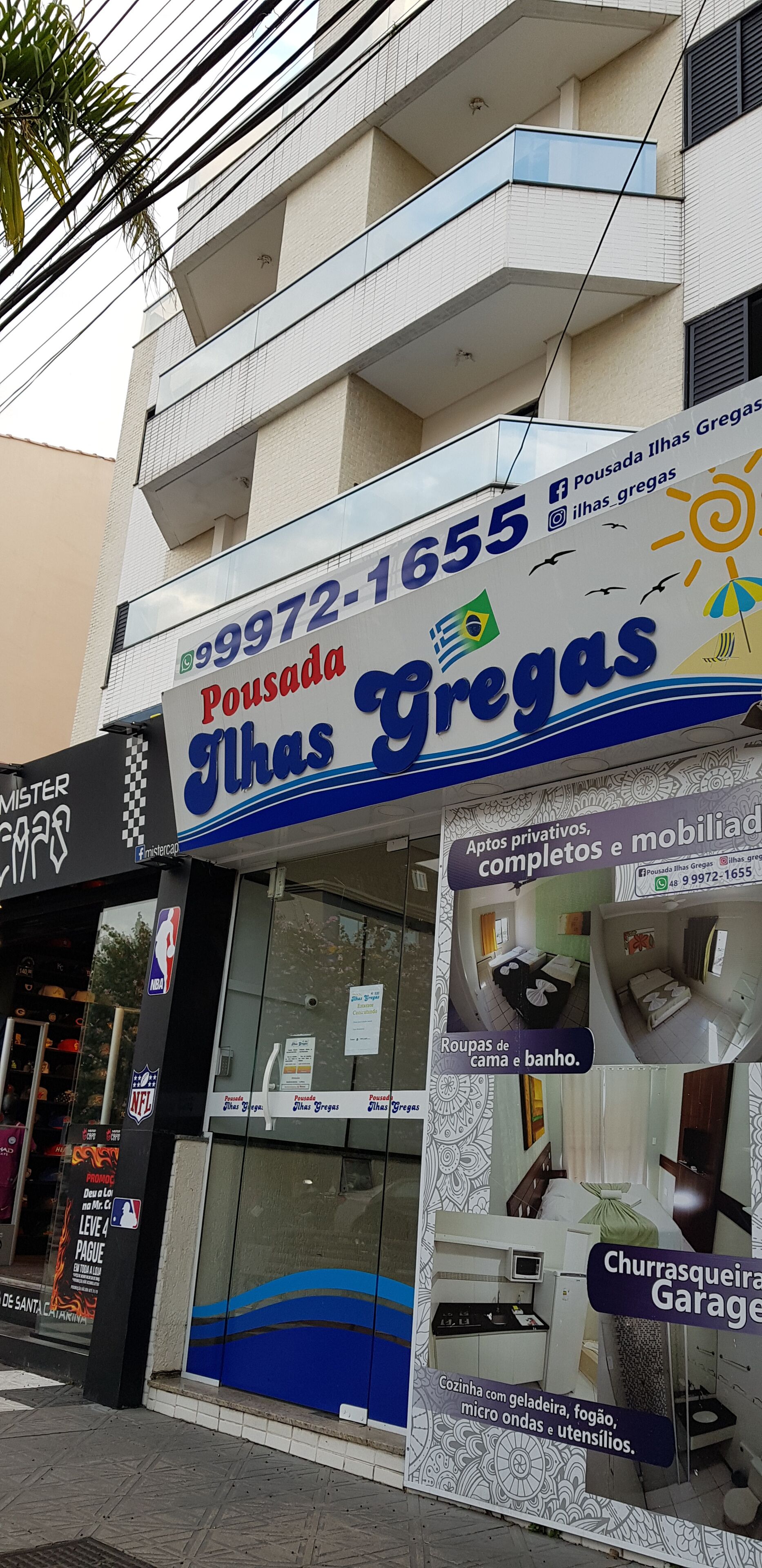 Hotel Pousada Ilhas Gregas, telefoonnummer 99972-1655.