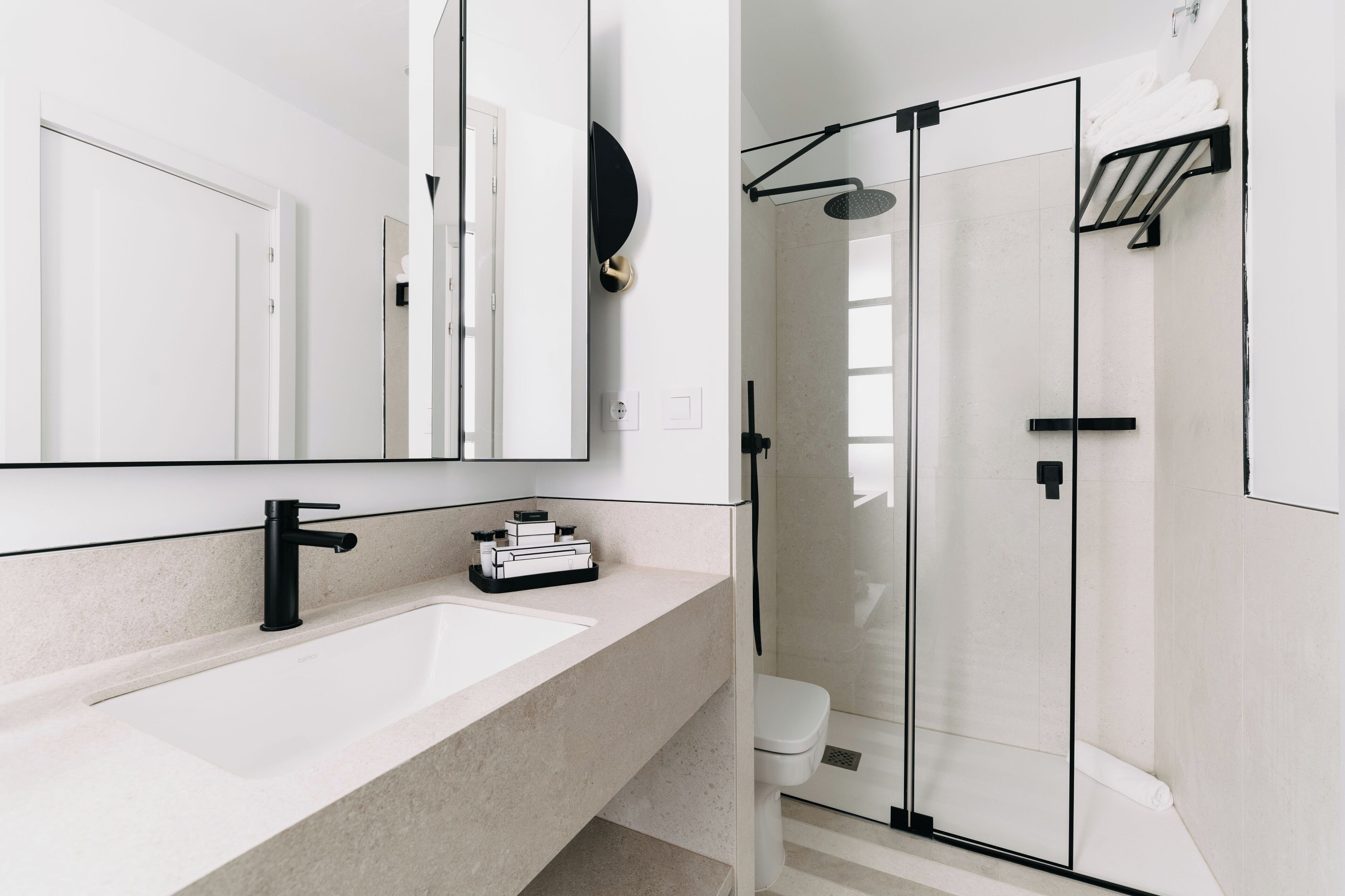 double or twin room | bathroom | combined shower/bathtub, hair dryer, towels, soap