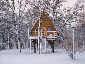 Comfort Cabin (Iles Cabanes) | Terrace/patio - Le Nid dans les Bruyères (Fere-en-Tardenois)