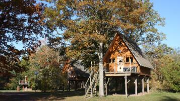 Cabin tiện nghi đơn giản (Iles Cabanes) | Hiên