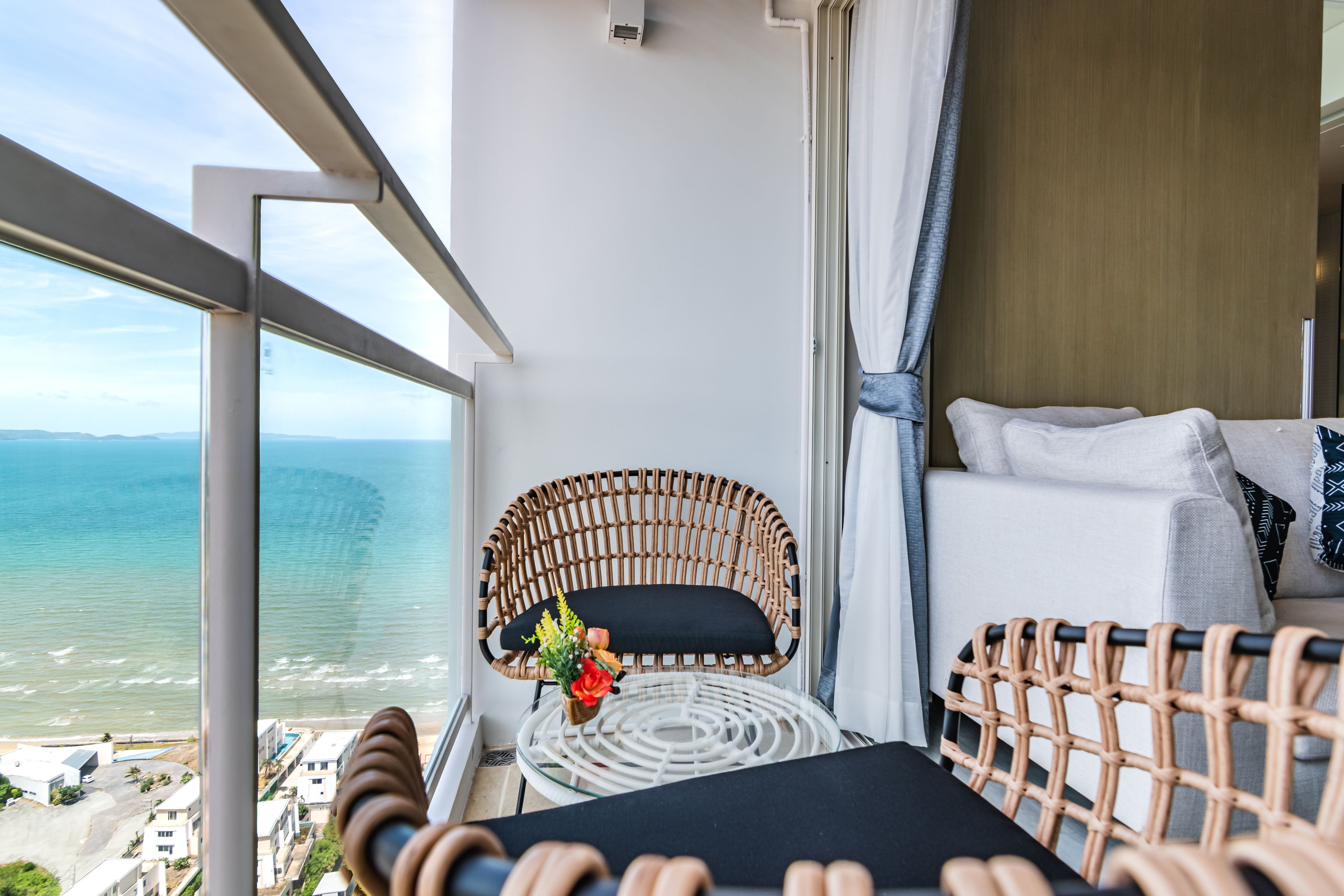 Pemandangan balkon