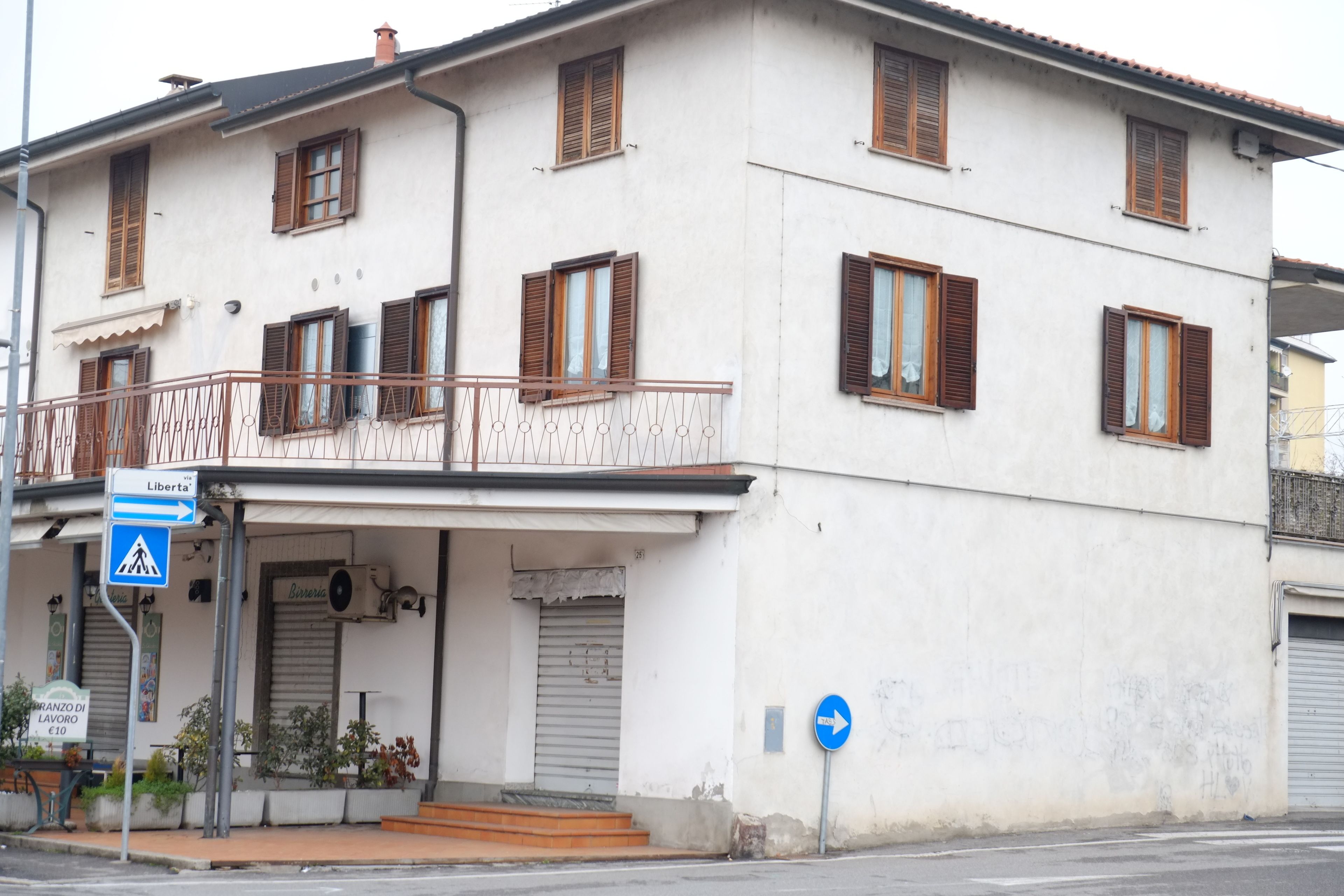 Facciata della struttura