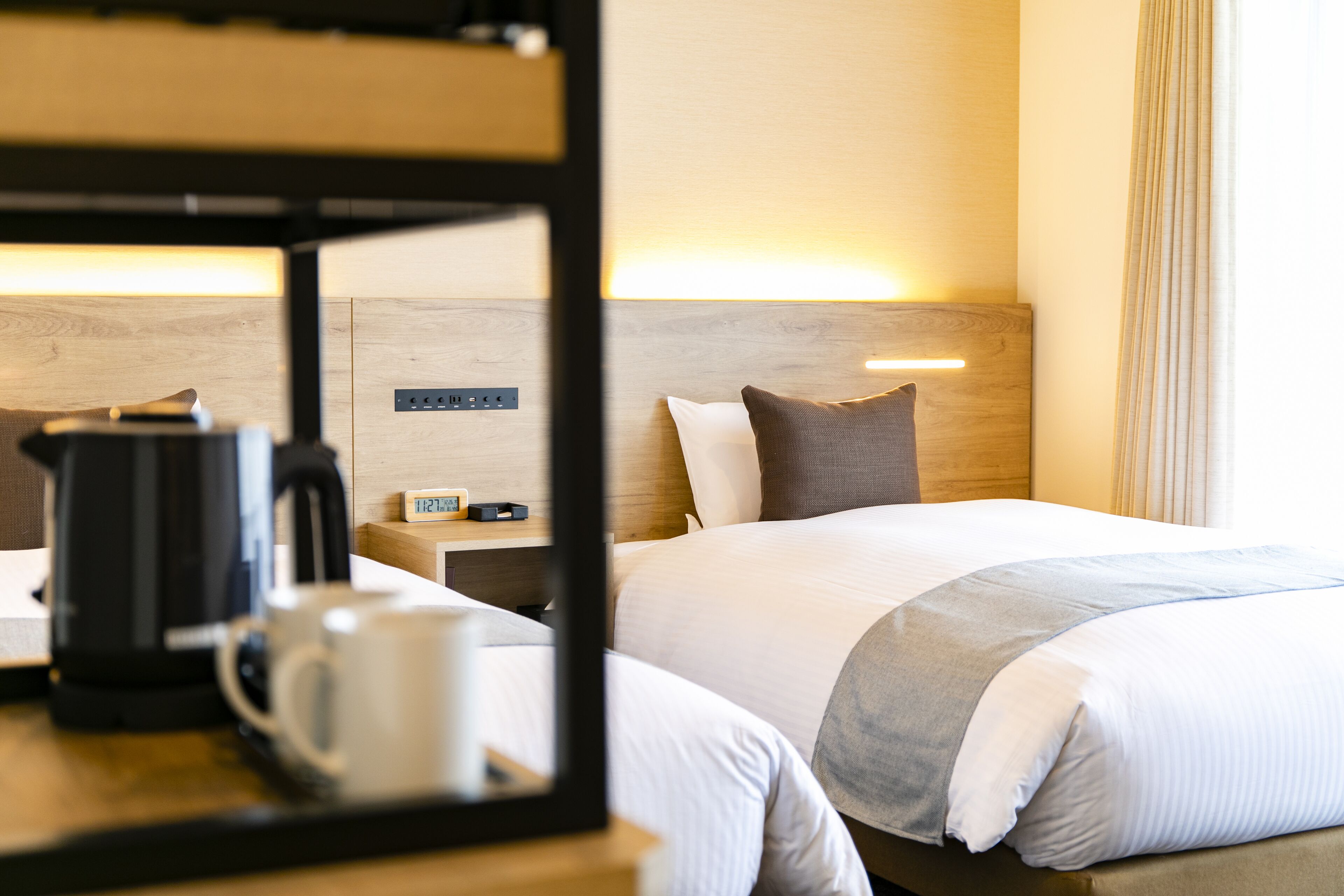 deluxe twin room, non smoking | 2 bedrooms, in-room safe, free wifi, bed sheets