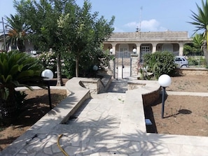 Entrada de la propiedad