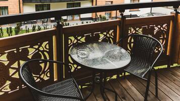 Uitzicht vanaf balkon