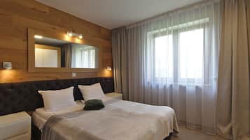 Comfort appartement, open haard | Een kluis op de kamer, verduisterende gordijnen