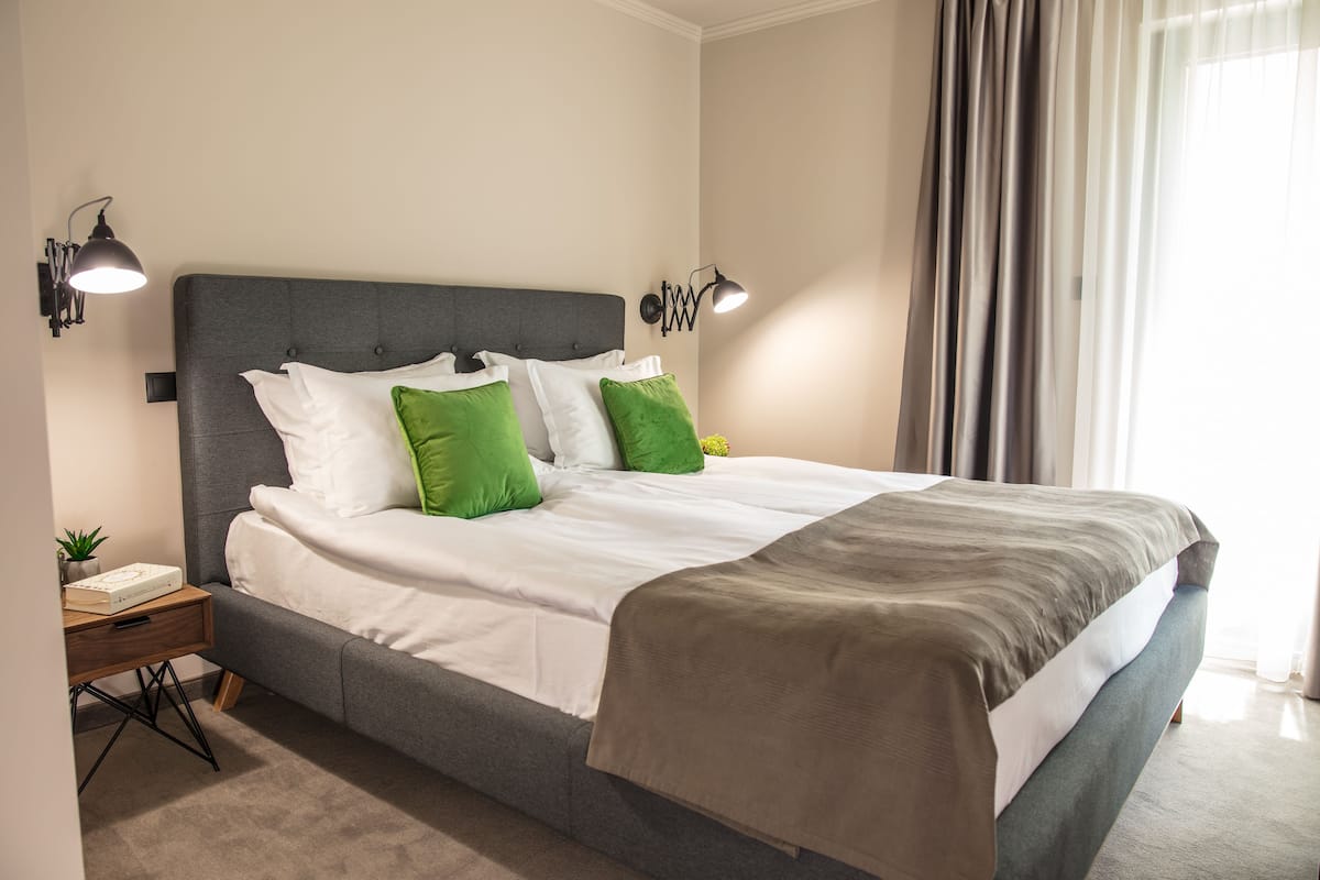 1 kamar tidur, seprai Frette Italia, seprai premium, dan busa memori