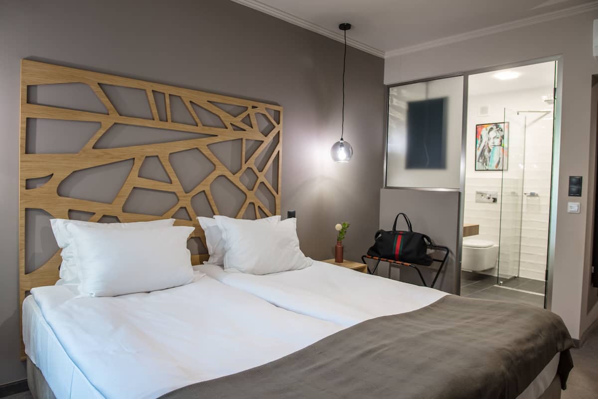 Habitación con 2 camas individuales (1) | 1 habitación, sábanas italianas Frette y ropa de cama de alta calidad