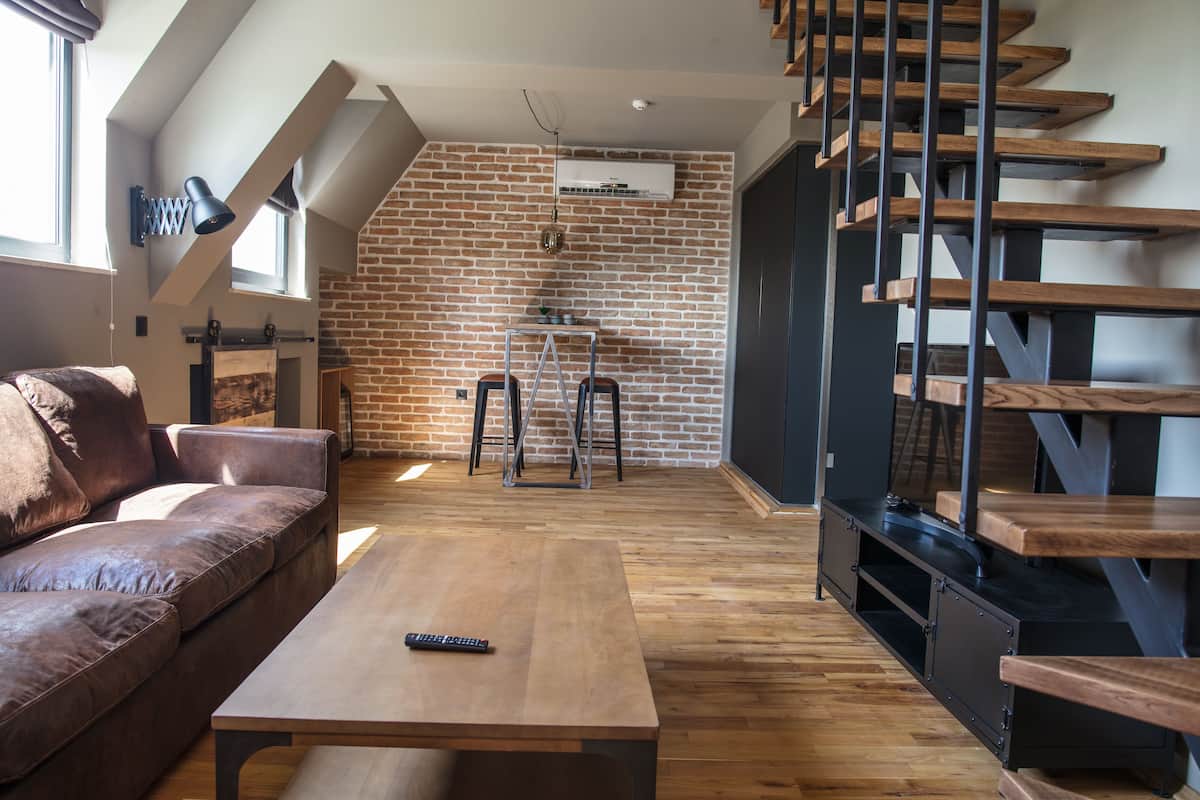 Maisonette | 1 kamar tidur, seprai Frette Italia, seprai premium, dan busa memori
