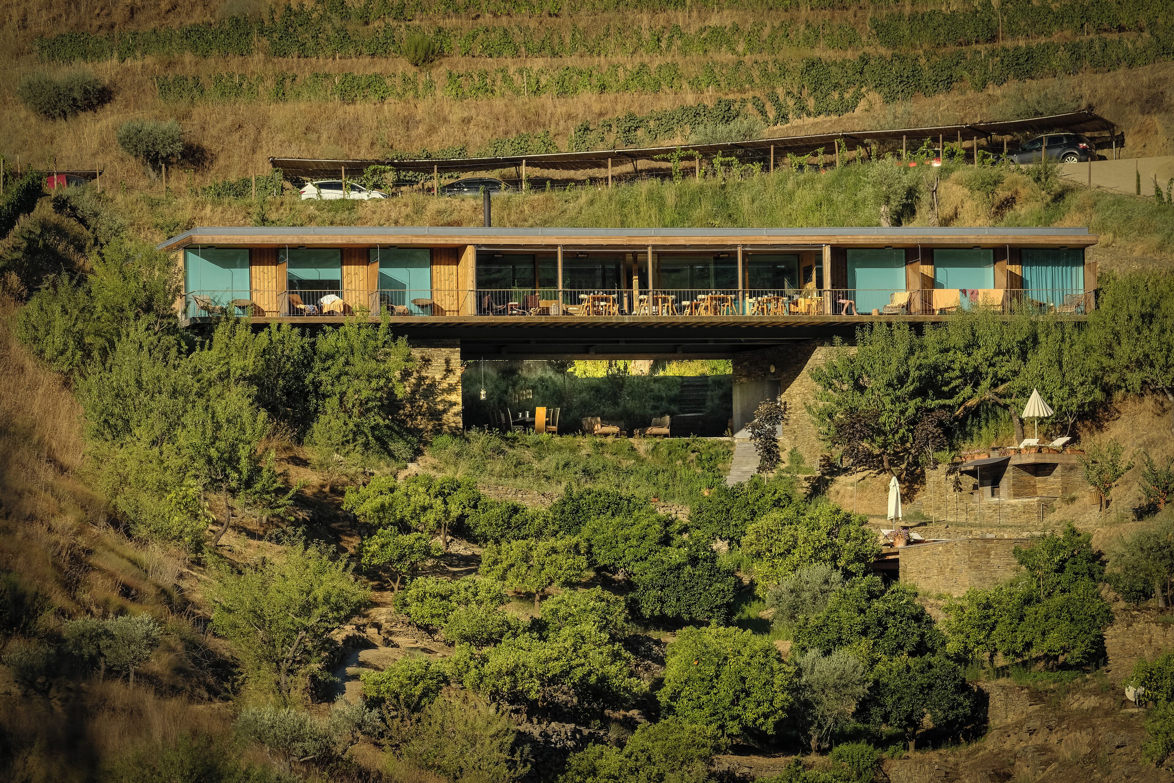 Façade de l’hébergement