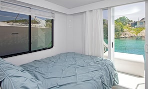 Panoramic Cabin, Ocean View, Overwater | Egyptian cotton sheets, premium bedding, minibar, individually decorated - Saint Francis Resort (Stocking Island)