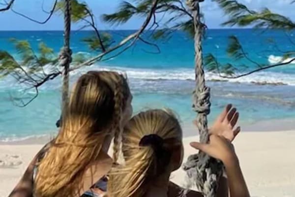 On the beach, white sand, snorkelling, windsurfing