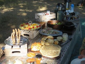 Free daily local cuisine breakfast