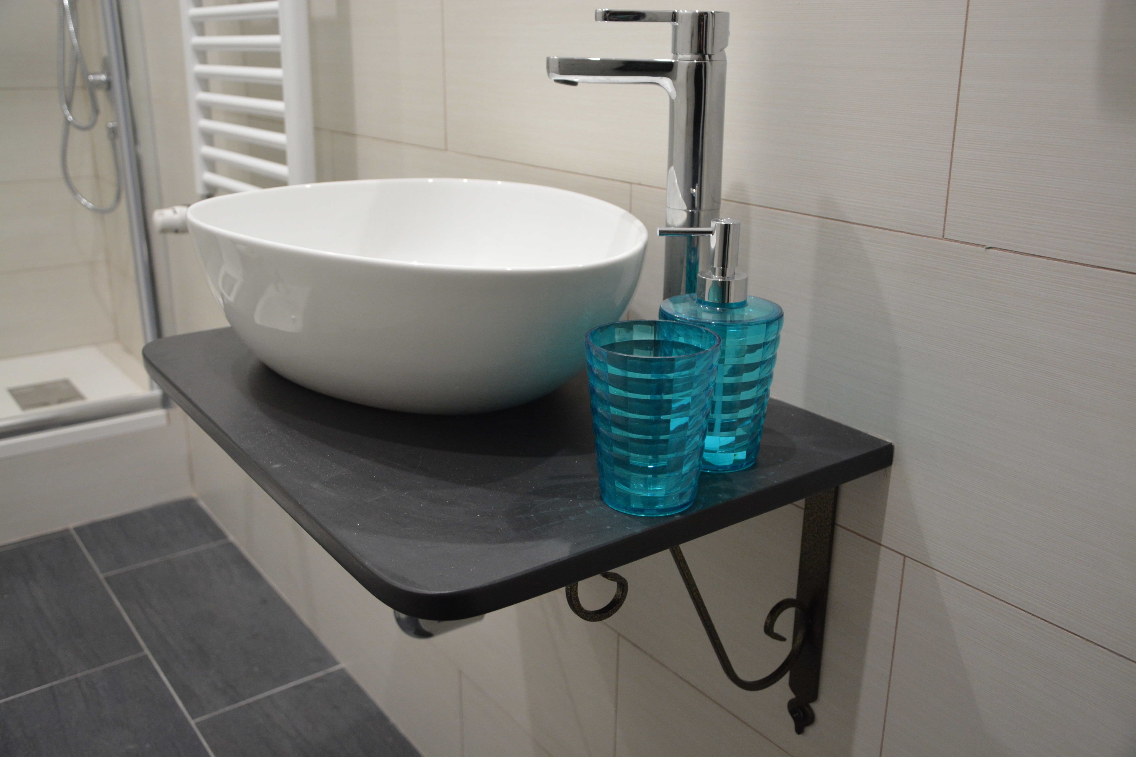 Double or Twin Room, Kitchenette | Bathroom | Shower, rainfall showerhead, hair dryer, bidet