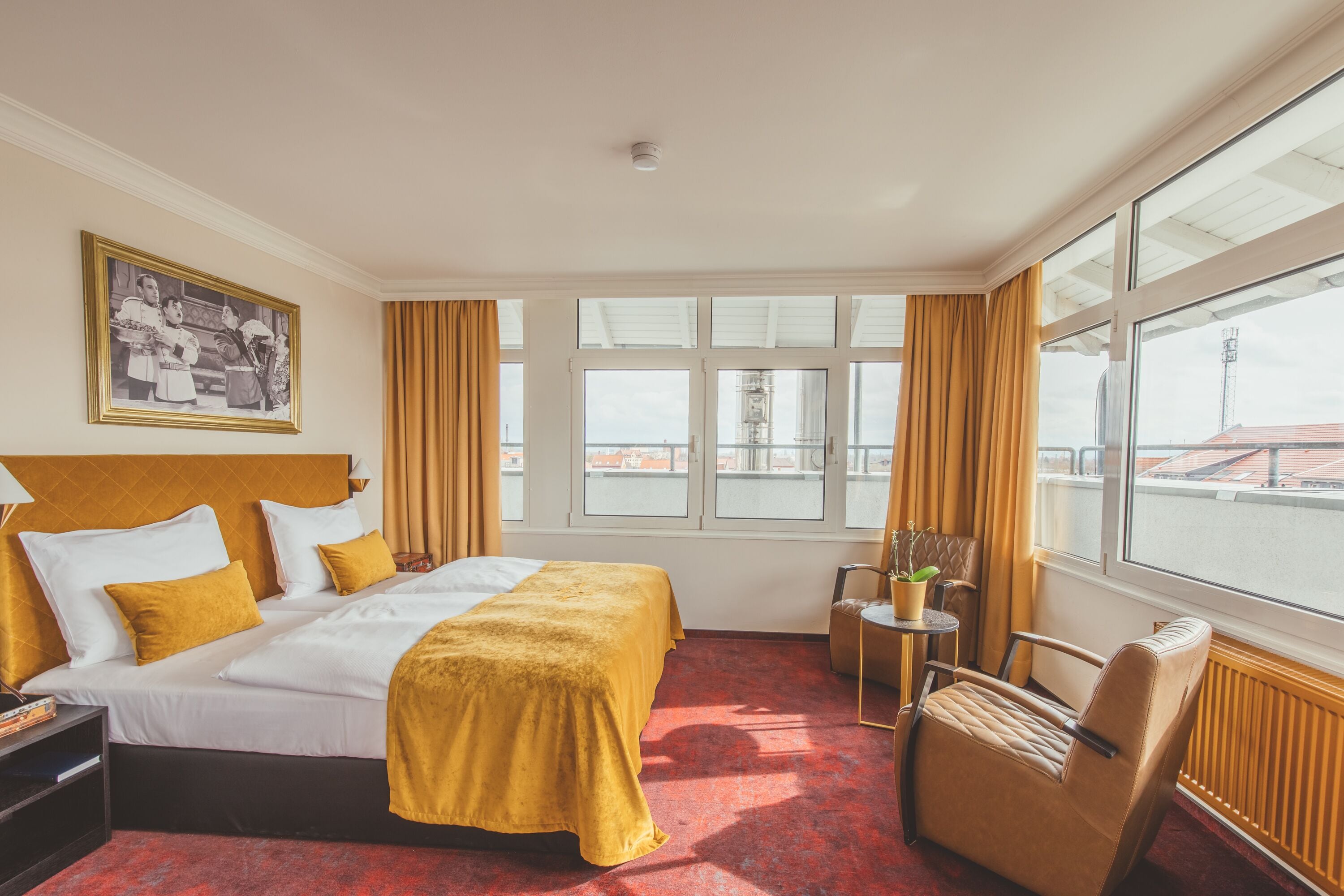 hypo-allergenic bedding, in-room safe, individually decorated