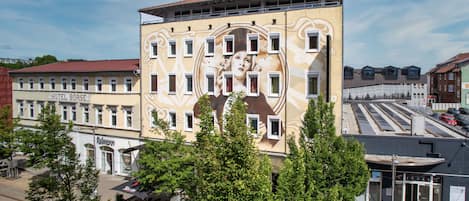 Façade de l’hébergement