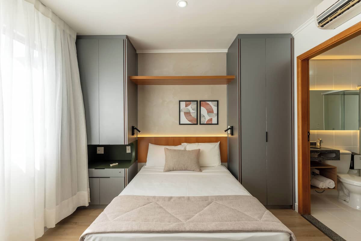 1 habitación, escritorio, cortinas blackout y wifi gratis
