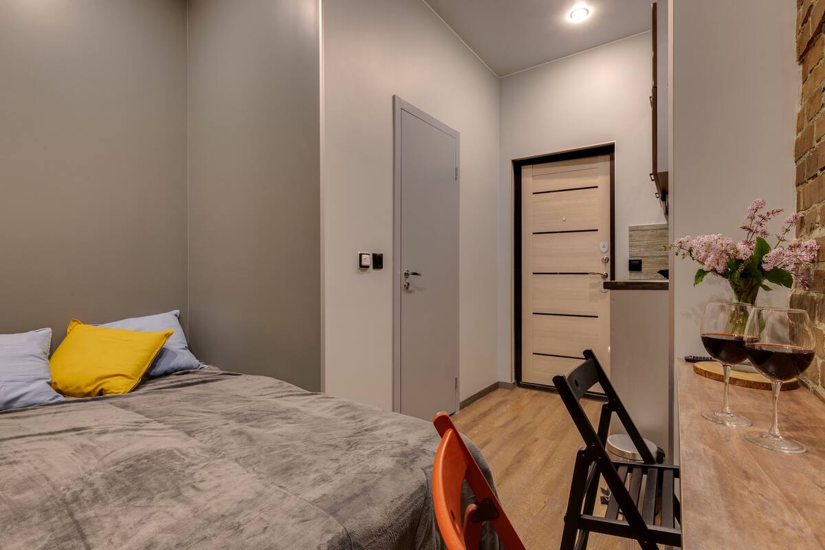 Individually decorated, desk, soundproofing, iron/ironing board