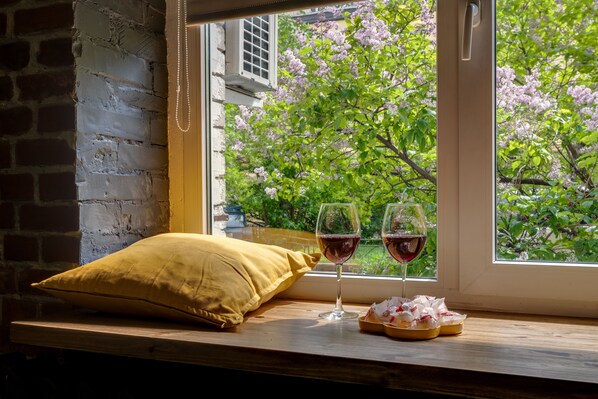 Individually decorated, desk, soundproofing, iron/ironing board