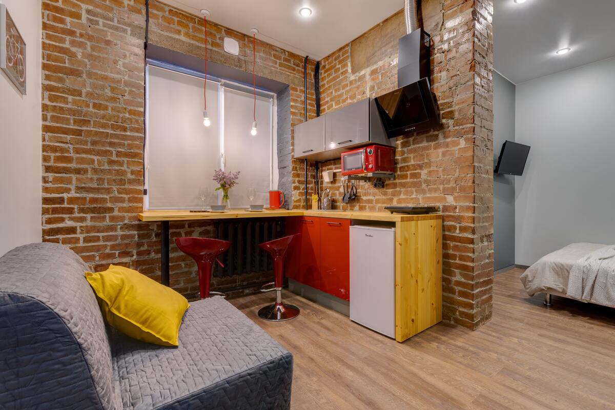 Individually decorated, desk, soundproofing, iron/ironing board