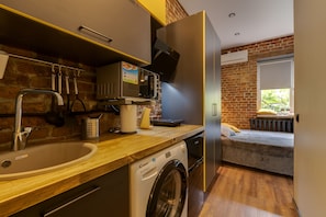 Individually decorated, desk, soundproofing, iron/ironing board