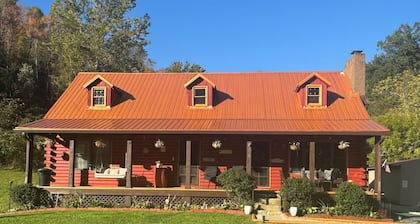 Log Cabin in the Field