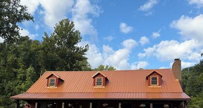 Log Cabin in the Field