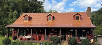 Log Cabin in the Field