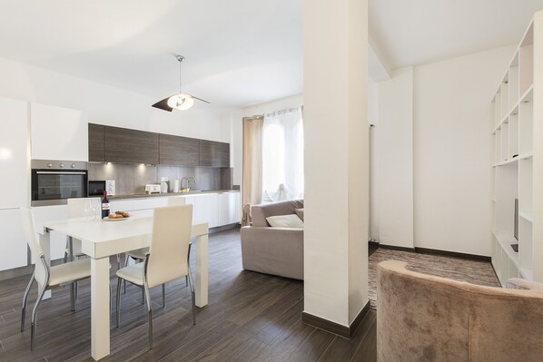 Living area - Maraini Apartments (Lugano)