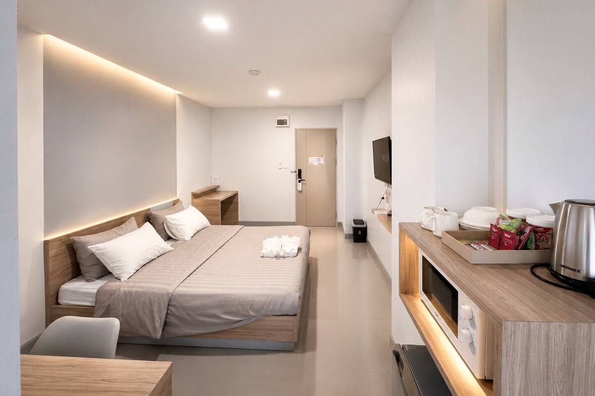 Habitación doble superior | Escritorio, wifi gratis, ropa de cama