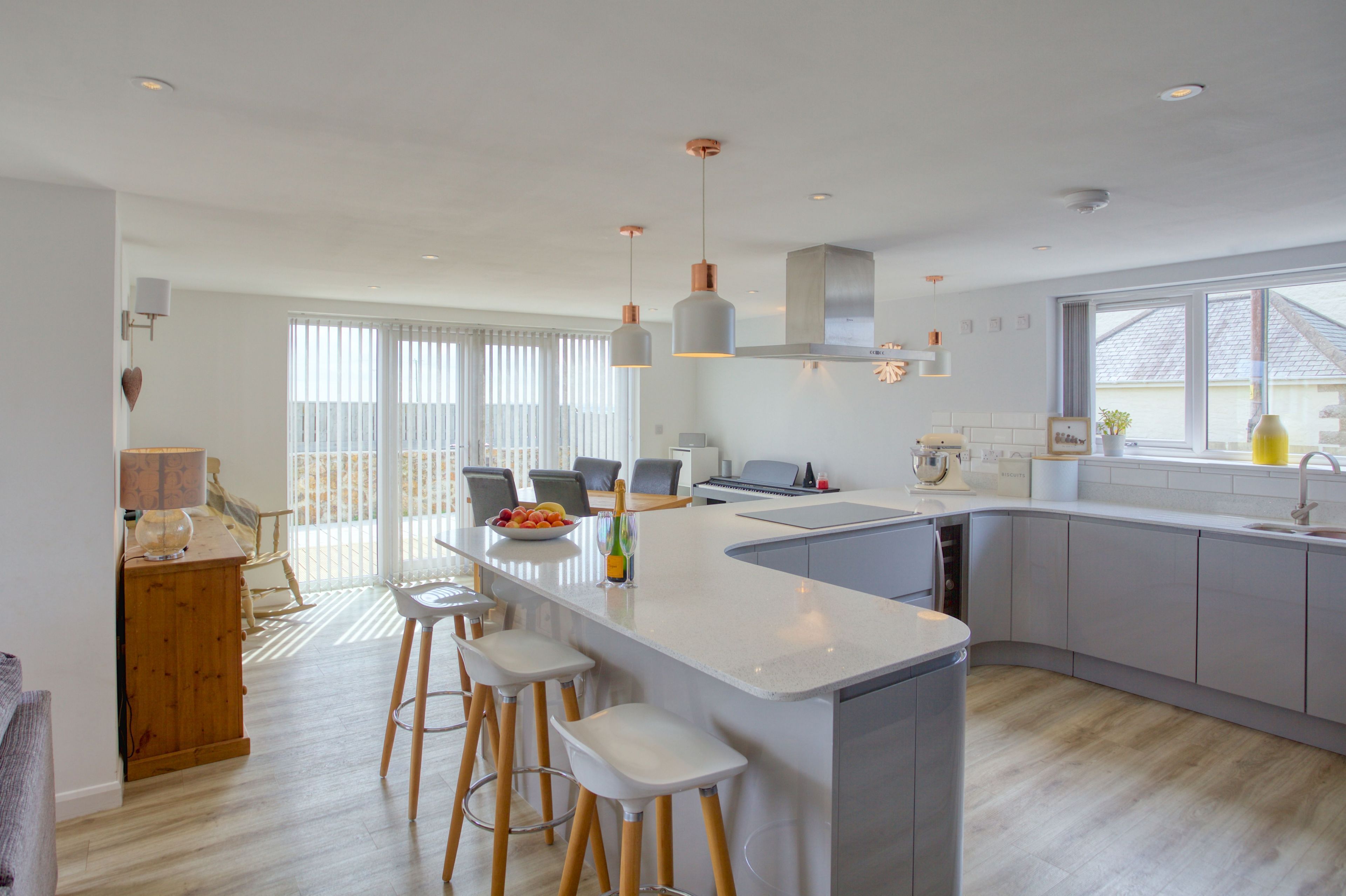 Wheal Dream House | Private kitchen | Fridge, oven, stovetop, coffee/tea maker