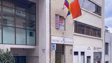 Majoituspaikan julkisivu