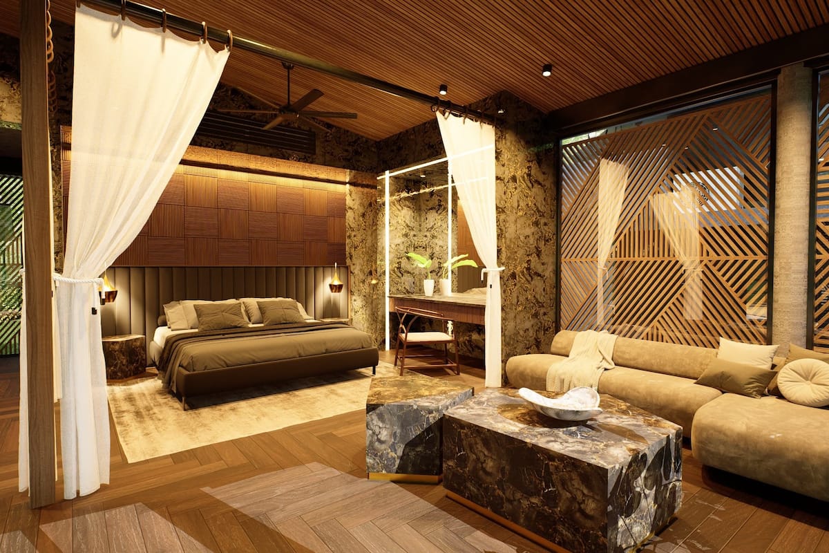 riverside hideaway villa | premium bedding, memory-foam beds, minibar, in-room safe