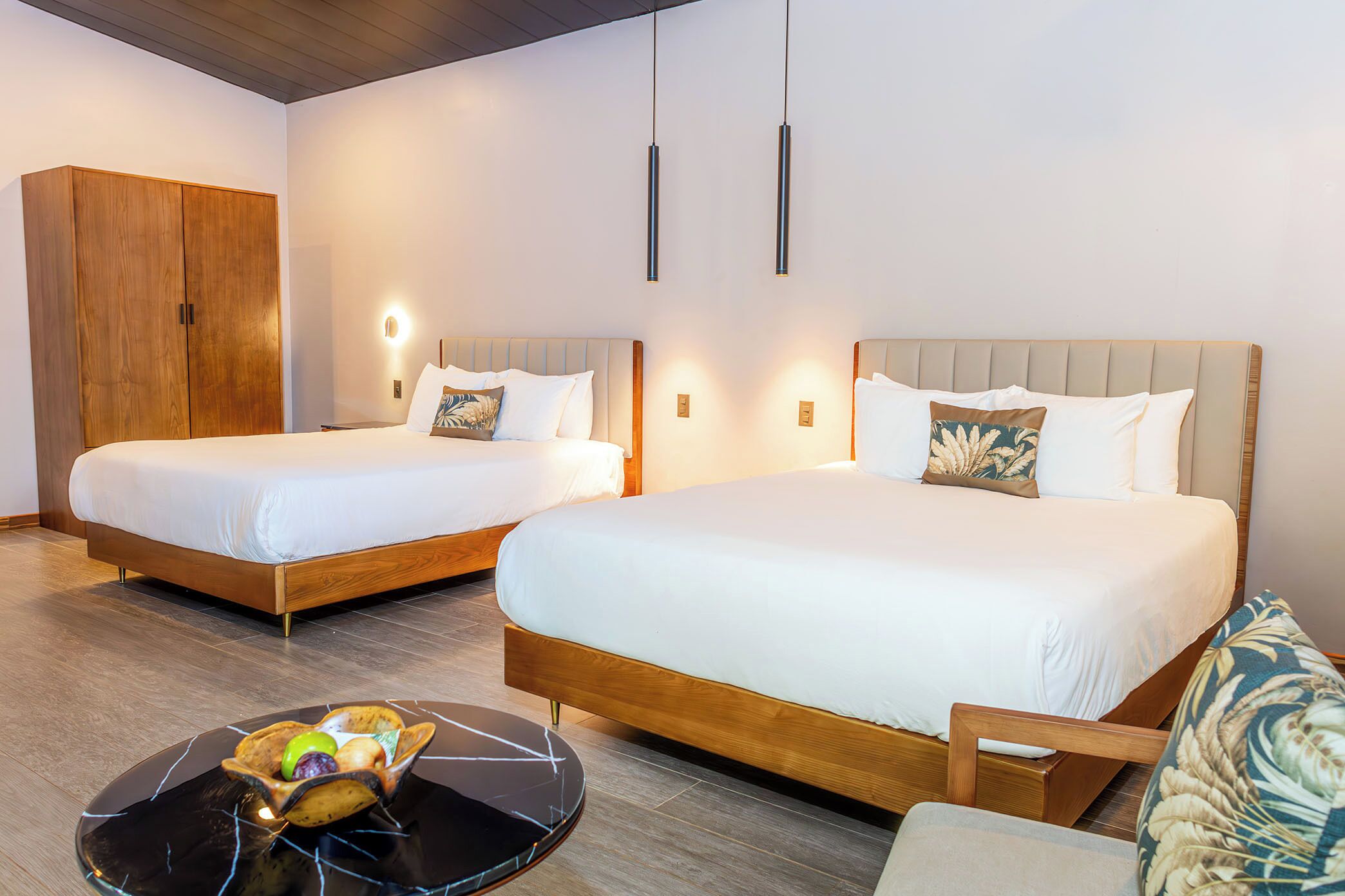 deluxe quad bungalow with spa | premium bedding, memory-foam beds, minibar, in-room safe