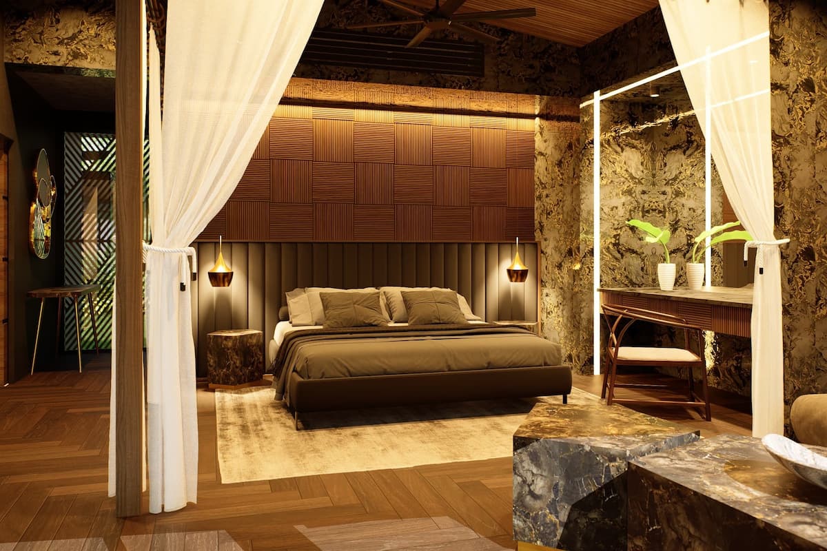 riverside hideaway villa | premium bedding, memory-foam beds, minibar, in-room safe