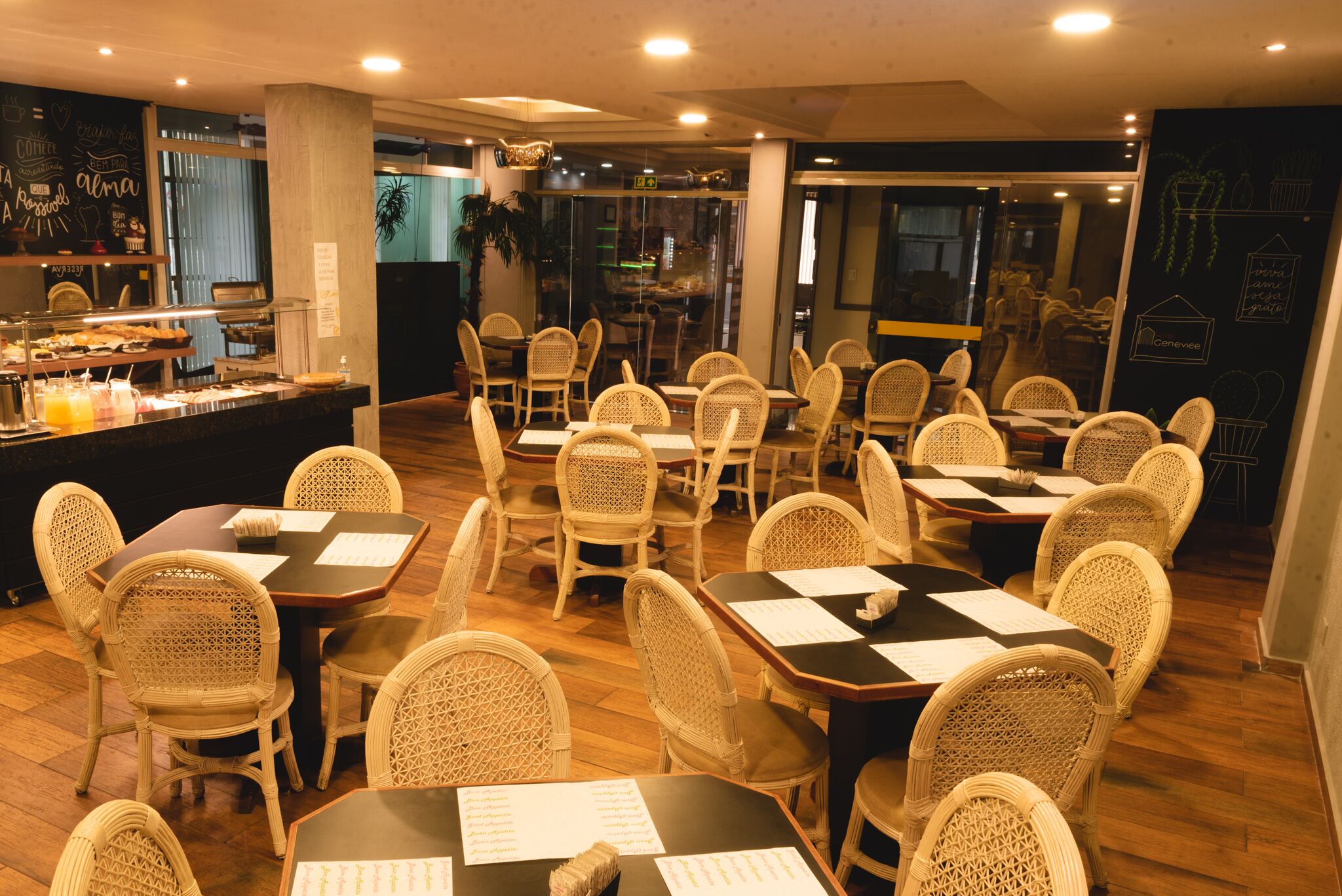 Free daily buffet breakfast