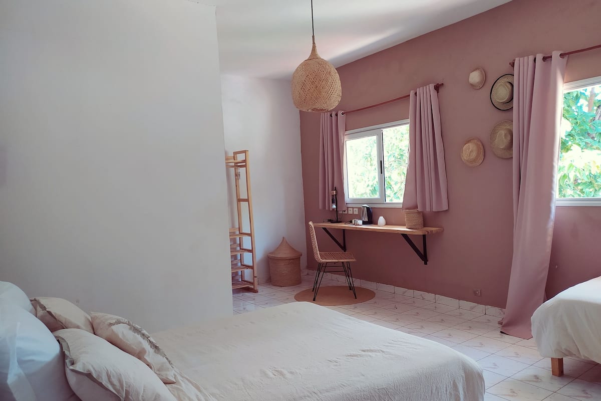 family room | in-room safe, laptop workspace, blackout curtains, free cots/infant beds