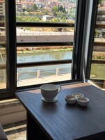 Family Room, Multiple Beds, River View | Premium bedding, minibar, desk, blackout drapes