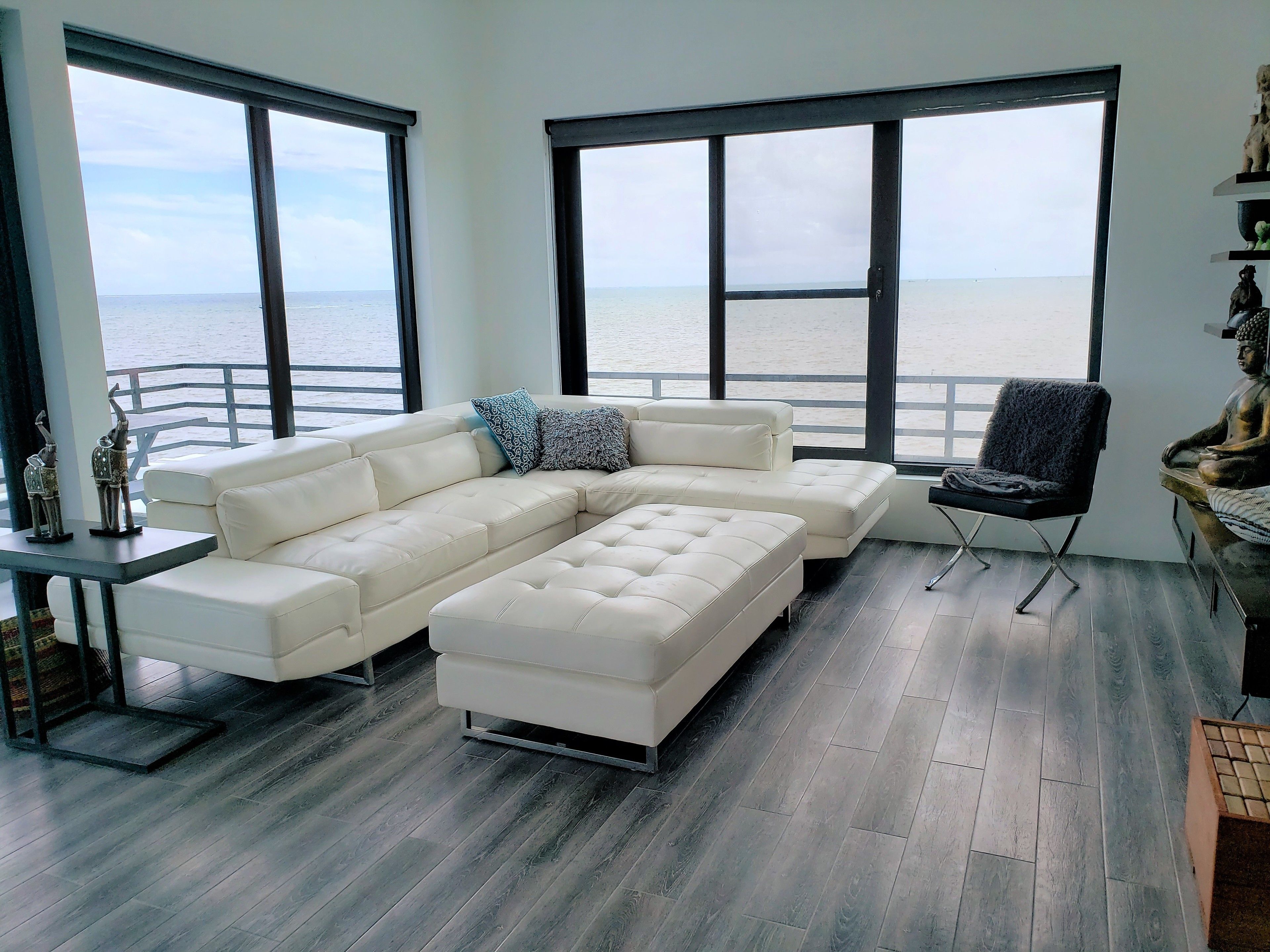 deluxe house, 5 bedrooms, pool access, ocean view (ocean front) | view from room