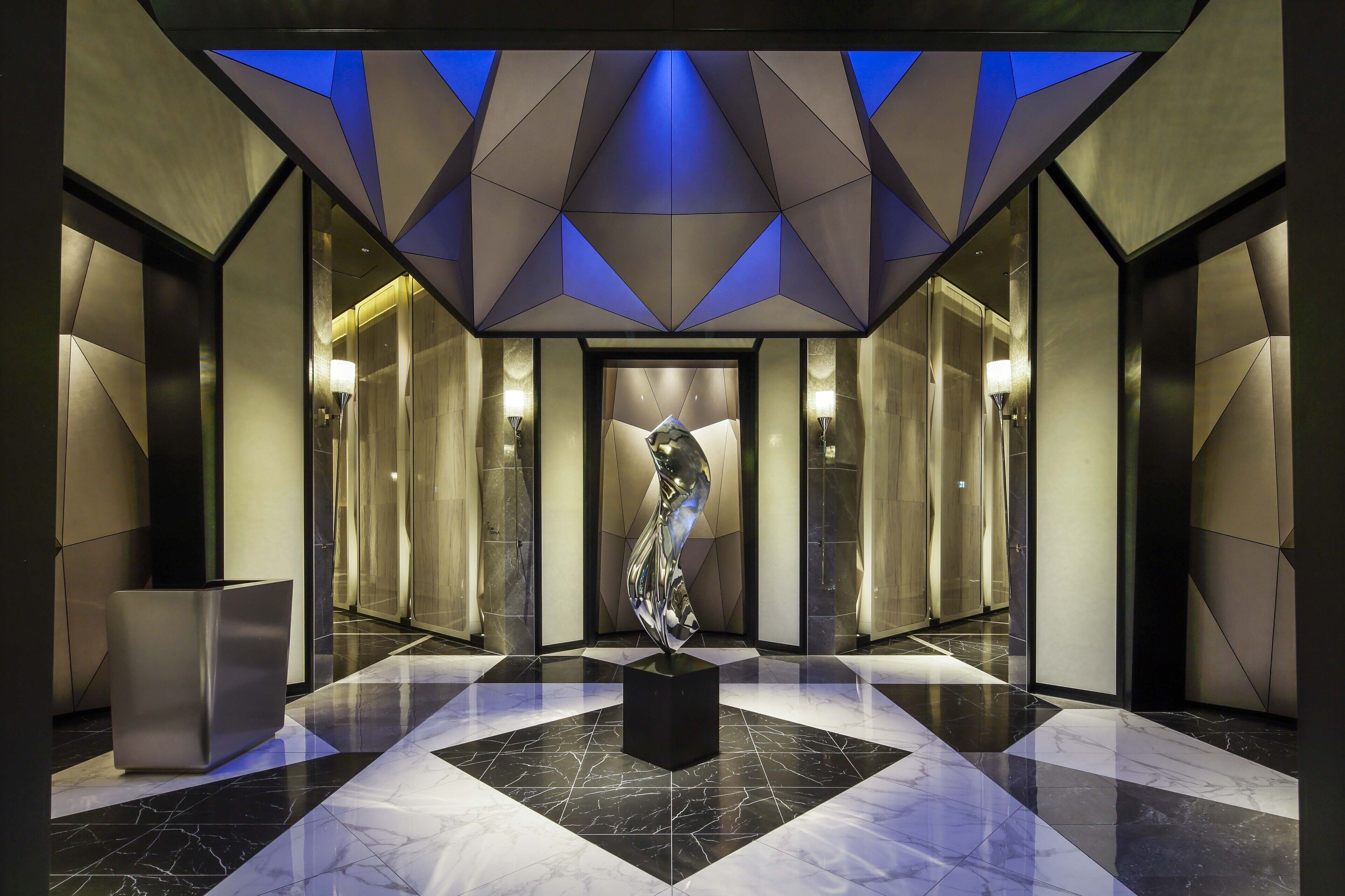 Interior entrance