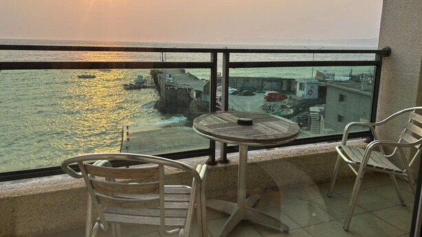Dobbeltrom, havutsikt (Star Moon) | Terrasse/patio