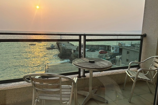 Dobbeltrom, havutsikt (Star Moon) | Terrasse/patio