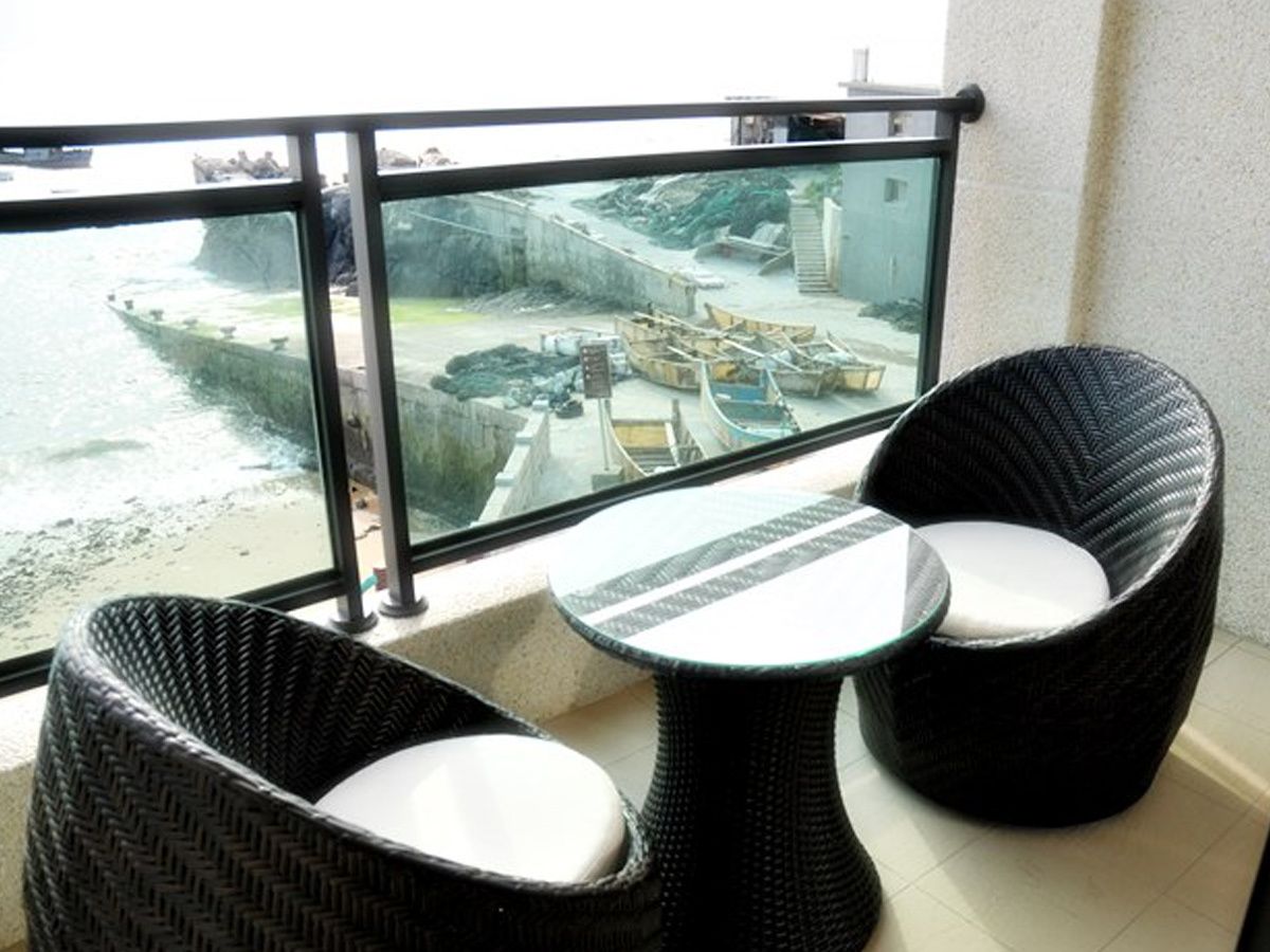 Elite-Doppelzimmer, 1 Doppelbett, Meerblick | Balkon