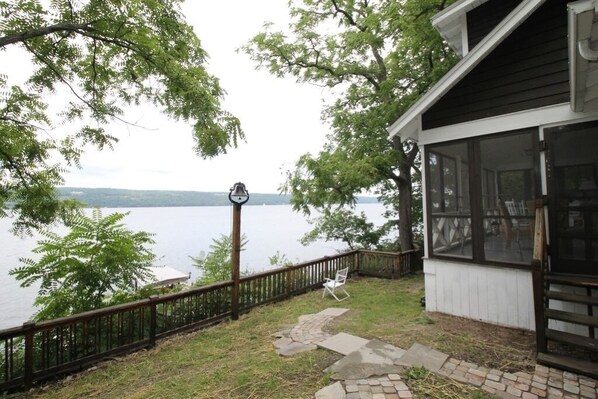Terrace/patio - Updated East Seneca Lake Cottage 3 Miles from Watkins Glen (Burdett)