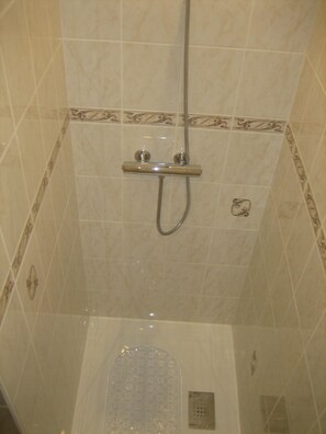 Shower, hair dryer