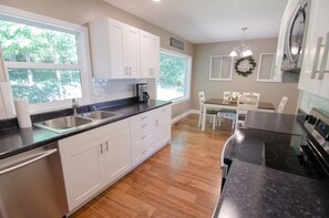 Fridge, microwave, oven, stovetop - Peaceful, Country Cottage with Open Floor Plan (Quincy)