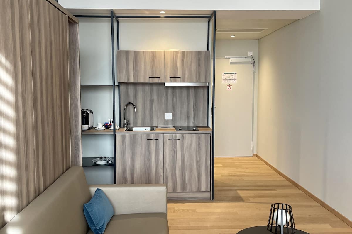 family suite, 1 double bed and 1 double sofa bed | 1 bedroom, in-room safe, desk, blackout curtains