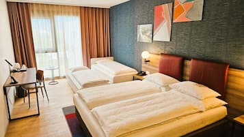 Family Room, 1 Double Bed with Sofa bed | In-room safe, desk, laptop workspace, blackout curtains