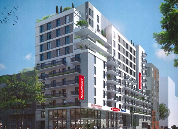 Voorkant van accommodatie